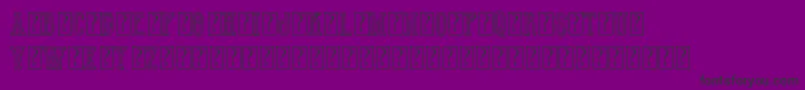 HotWinnerTeamDemo Font – Black Fonts on Purple Background