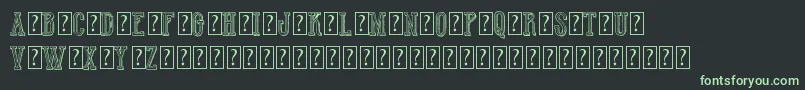 HotWinnerTeamDemo Font – Green Fonts on Black Background