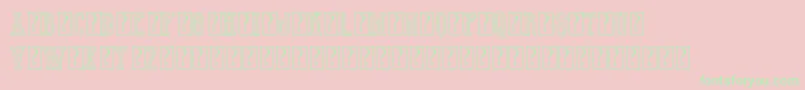 HotWinnerTeamDemo Font – Green Fonts on Pink Background