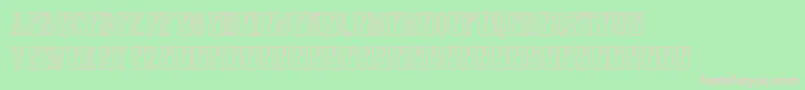 HotWinnerTeamDemo Font – Pink Fonts on Green Background