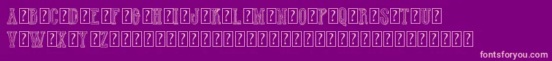 HotWinnerTeamDemo Font – Pink Fonts on Purple Background