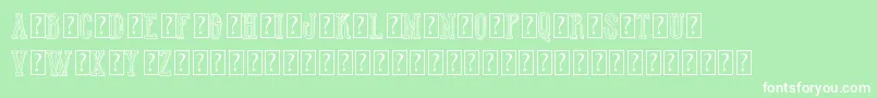 フォントHotWinnerTeamDemo – 緑の背景に白い文字
