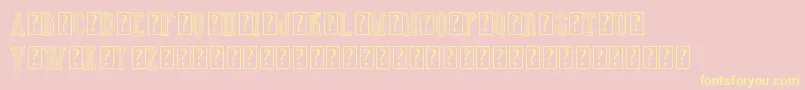 HotWinnerTeamDemo Font – Yellow Fonts on Pink Background