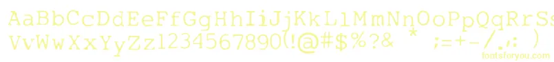 MyTypeOfFont-Schriftart – Gelbe Schriften