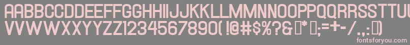 HallandaleBoldJl Font – Pink Fonts on Gray Background