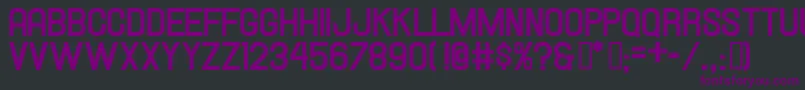 Шрифт HallandaleBoldJl – фиолетовые шрифты на чёрном фоне
