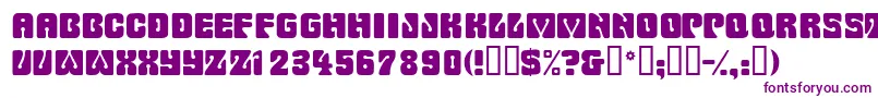 Wowserdisplaycapsssk Font – Purple Fonts on White Background