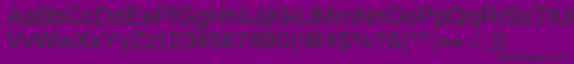 Thaibangkokssk Font – Black Fonts on Purple Background