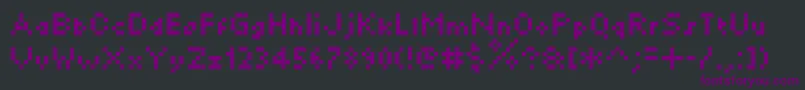 Kylie Font – Purple Fonts on Black Background