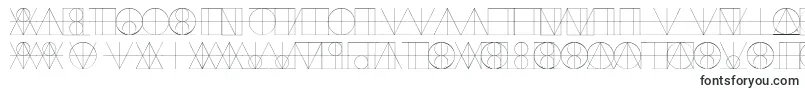 fuente LinotypereneedisplayLines – fuentes de ingeniería