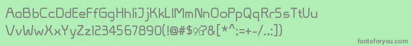 VivaPersib Font – Gray Fonts on Green Background