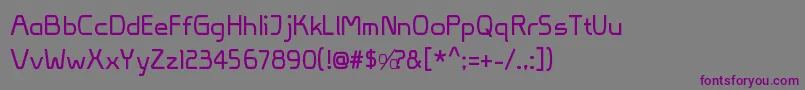VivaPersib Font – Purple Fonts on Gray Background