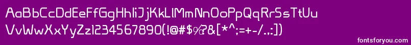 VivaPersib Font – White Fonts on Purple Background