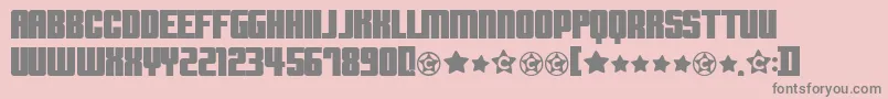 Clearwerkcraftremix Font – Gray Fonts on Pink Background
