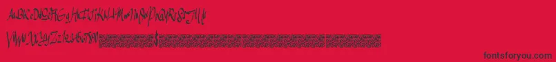 fuente Greatersales – Fuentes Negras Sobre Fondo Rojo