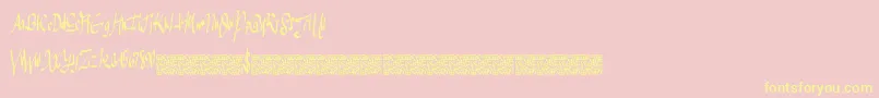 Greatersales Font – Yellow Fonts on Pink Background