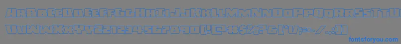 More about Darkallianceout Font Darkallianceout Font – Blue Fonts on Gray Background