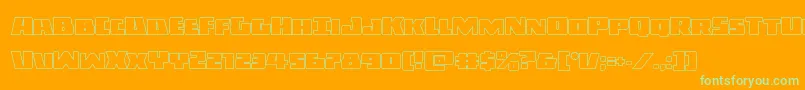 Więcej informacji o czcionce Darkallianceout Czcionka Darkallianceout – zielone czcionki na pomarańczowym tle