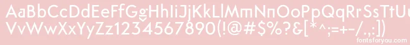 FtanimaMedium Font – White Fonts on Pink Background
