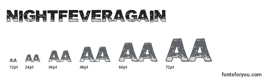 NightFeverAgain Font Sizes