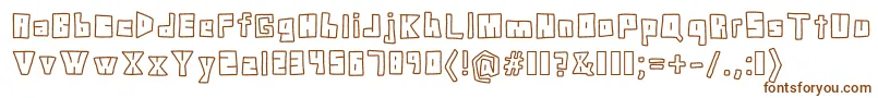 DoodleDigit Font – Brown Fonts