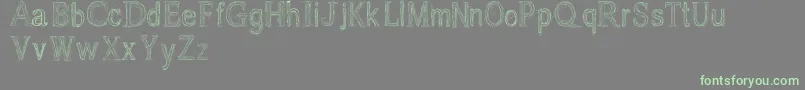 Usang Font – Green Fonts on Gray Background