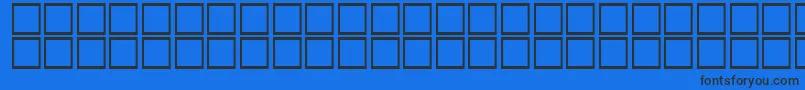 AlBattar Font – Black Fonts on Blue Background