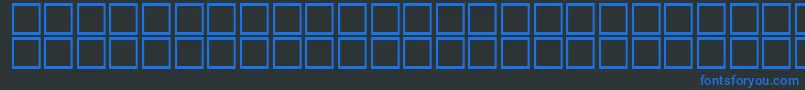 AlBattar Font – Blue Fonts on Black Background