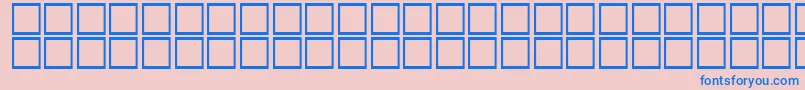 Шрифт AlBattar – синие шрифты на розовом фоне