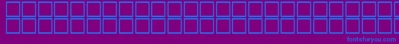 AlBattar-Schriftart – Blaue Schriften auf violettem Hintergrund