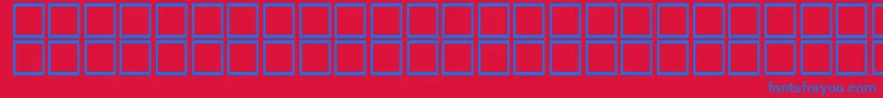 AlBattar Font – Blue Fonts on Red Background