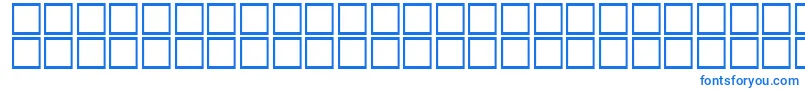 AlBattar-fontti – siniset fontit valkoisella taustalla