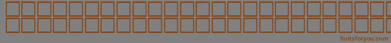 AlBattar-fontti – ruskeat fontit harmaalla taustalla