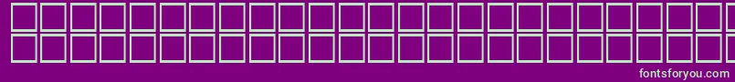 フォントAlBattar – 紫の背景に緑のフォント