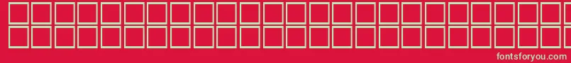 AlBattar-fontti – vihreät fontit punaisella taustalla