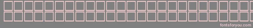 フォントAlBattar – 灰色の背景にピンクのフォント