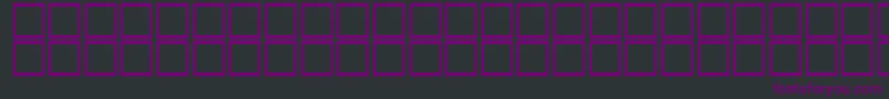 Шрифт AlBattar – фиолетовые шрифты на чёрном фоне