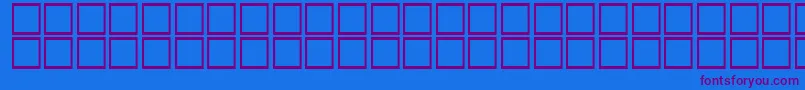 AlBattar Font – Purple Fonts on Blue Background