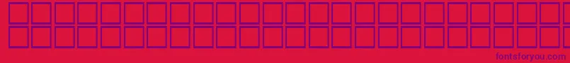 AlBattar-Schriftart – Violette Schriften auf rotem Hintergrund