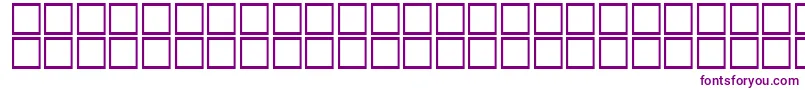 フォントAlBattar – 白い背景に紫のフォント
