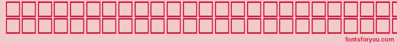 フォントAlBattar – ピンクの背景に赤い文字