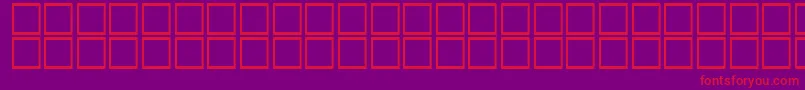 フォントAlBattar – 紫の背景に赤い文字