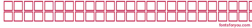 AlBattar-fontti – punaiset fontit valkoisella taustalla