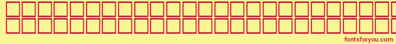 AlBattar-fontti – punaiset fontit keltaisella taustalla