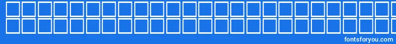 Шрифт AlBattar – белые шрифты на синем фоне
