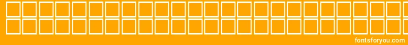 AlBattar-fontti – valkoiset fontit oranssilla taustalla