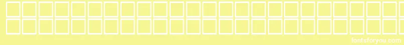 AlBattar-fontti – valkoiset fontit keltaisella taustalla
