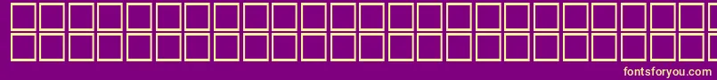 フォントAlBattar – 紫の背景に黄色のフォント