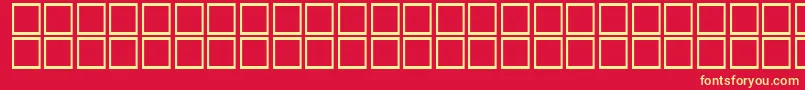 AlBattar-fontti – keltaiset fontit punaisella taustalla