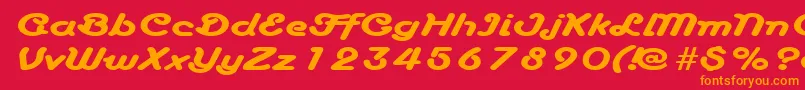 More about AnacondaexpandedRegular Font AnacondaexpandedRegular Font – Orange Fonts on Red Background